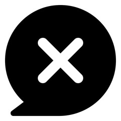 Fototapeta premium Octagon Cancel Icon