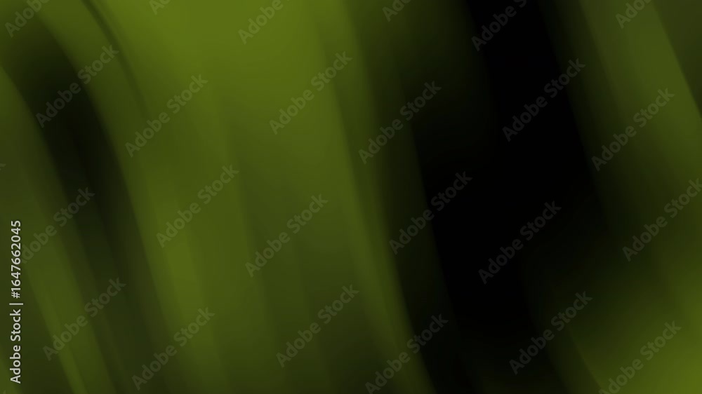 Poster abstract animation with dark green and black gradient, vertical lines, smooth transitions, and subtl