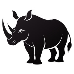 Fototapeta premium rhino vector illustration