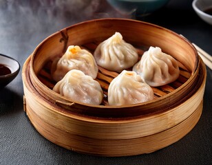 Authentic dim sum experience with steamed buns and delicate dumplings