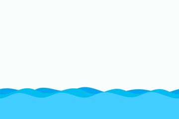 Water waves, ocean waves, sea wave, blue water splash