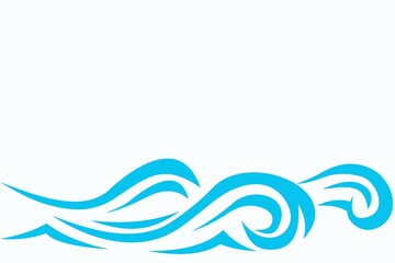 Water waves, ocean waves, sea wave, blue water splash