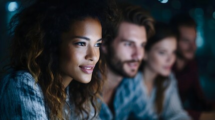 Group learning together in a shared online space