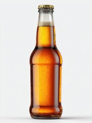 color beer isolated on white