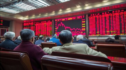 The stock market hums with relentless energy: traders shout over clattering keyboards, screens flash with fluctuating numbers, and graphs zigzag like lightning bolts across monitors