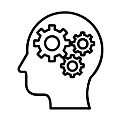 Thinking Process and Problem Solving with Gears Inside the Human Head
