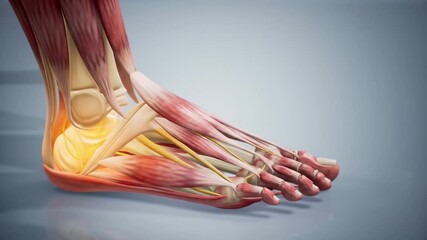 Anatomy of the human foot