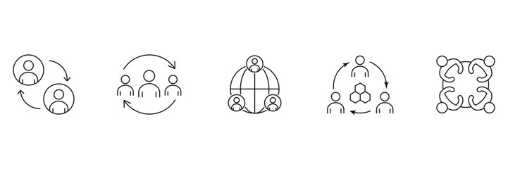 Teamwork collaboration process connection communication strategy integration people workflow productivity meeting interaction coordination development leadership group unity exchange innovation planni
