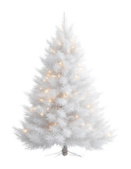 Christmas tree decoration space holiday content festive isolated on transparent background