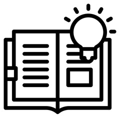 Novel invention icon vector illustration