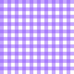 Purple and white plaid