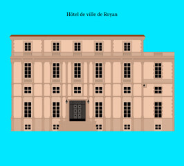 H&ocirc;tel de ville de Royan, France