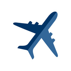 Obraz premium airplane icon isolated on transparent background
