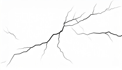 A high-contrast, black and white texture overlay of extensively cracked and distressed dry ground, featuring jagged, organic fissures and subtle granular details against a stark white background.