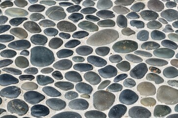 Stone rock on floor