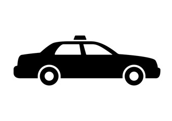 Black Silhouette Taxi Icon for Graphic Design, Best-Selling Vector Illustration for Websites, Apps, and Print Media © MetaPixel Studio