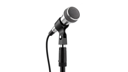 Professional microphone with sleek design, ideal for recording and live performances, delivering high quality sound and clarity