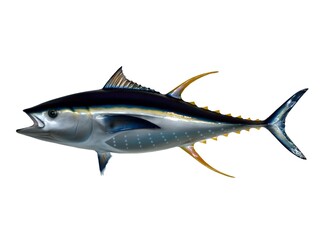 Yellow fin tuna fish mount