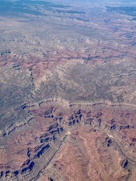 Aerial view of Arizona's Grand Canyon. 