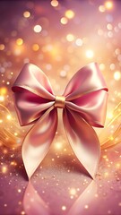 abstract background with bow