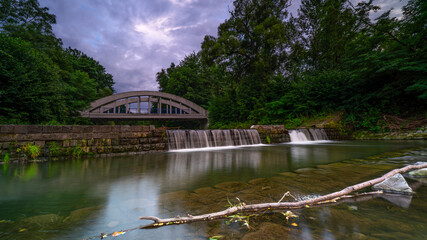 Fototapeta premium Lubina Fluss In der Tschechei