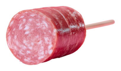 Unique meat pop on stick food market fun snack isolated on transparent background