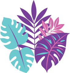 Ocean Breeze Leaf Trio