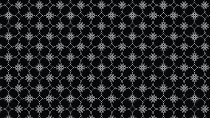  black, White and Luxury Gold Geometric Chic Seamless Pattern Elegant Vector Background with Abstract Rhombuses, Stars, Subtle Decorative Dots for Luxury Packaging, Wedding Invitations, Premium Design