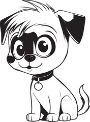 baby dog vector
