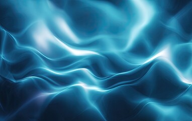 Fototapeta premium Abstract swirling turquoise and white waves