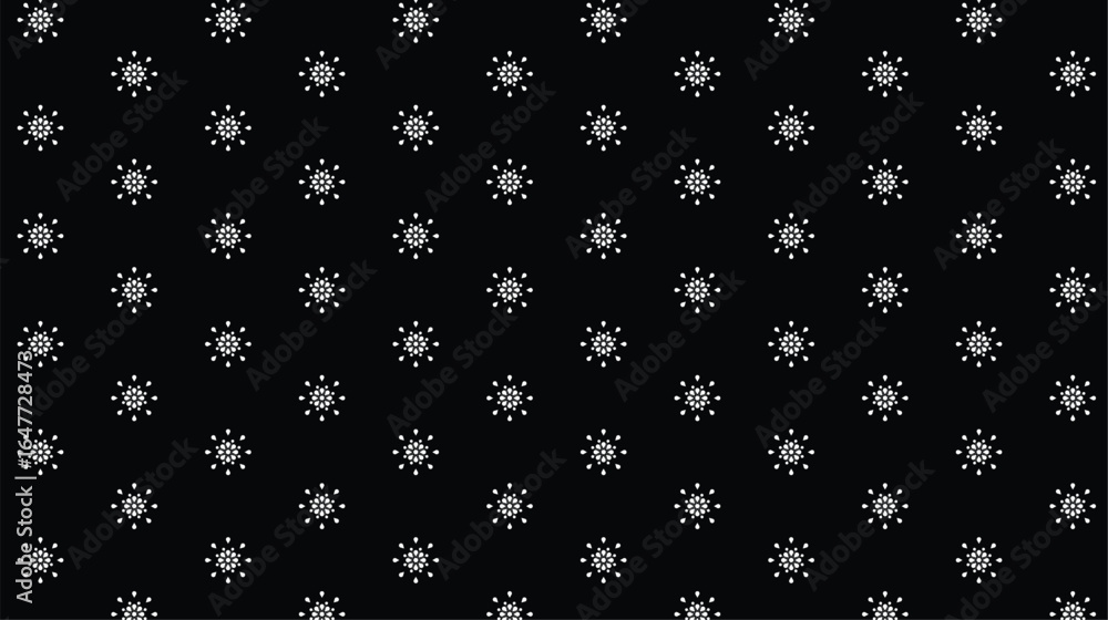 Poster stylish minimalist seamless white vector pattern with golden rhombuses and tiny stars – elegant geom