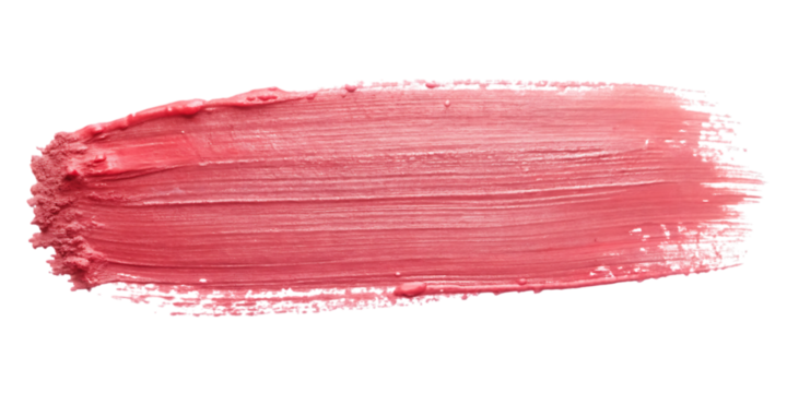 Pink Paint Brush Stroke Texture graphic design isolated on a transparent background