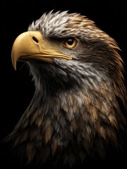 Obraz premium eagle head vector