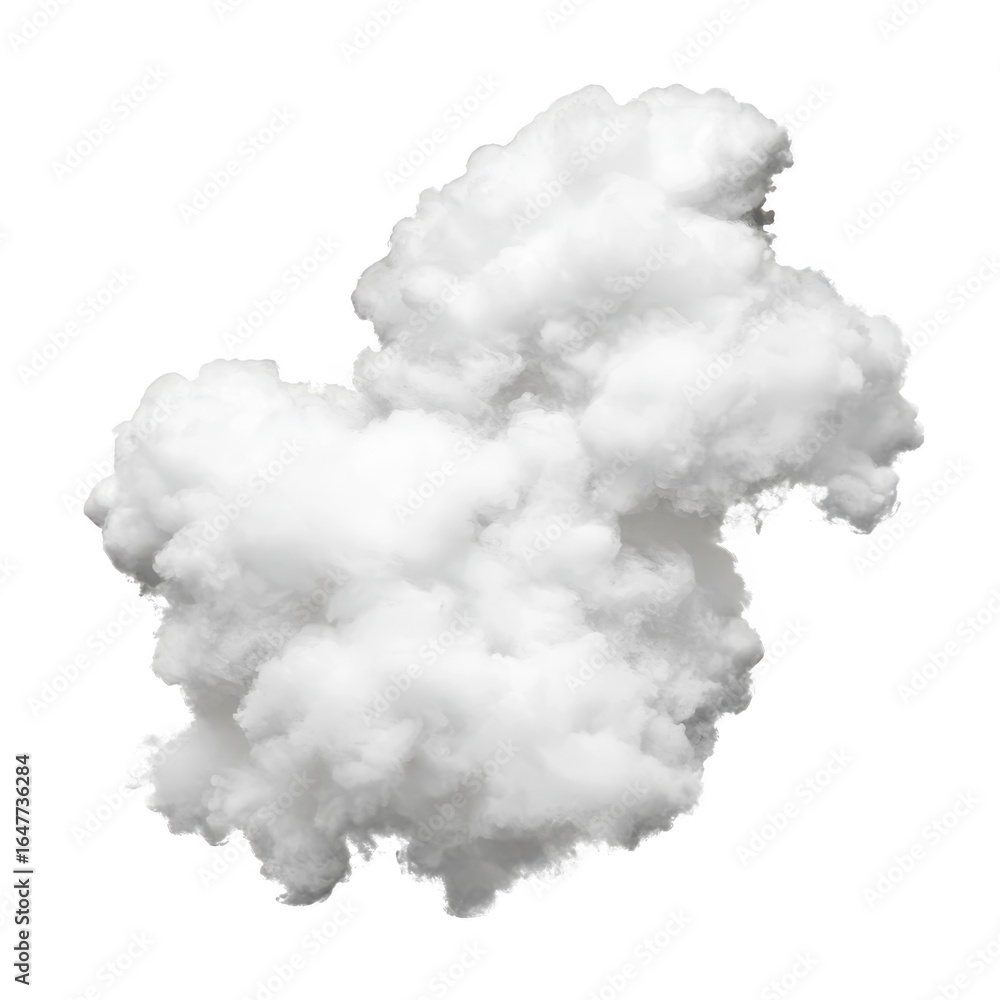 Poster fluffy white clouds create soft and dreamy atmosphere, perfect for backgrounds or overlays in variou