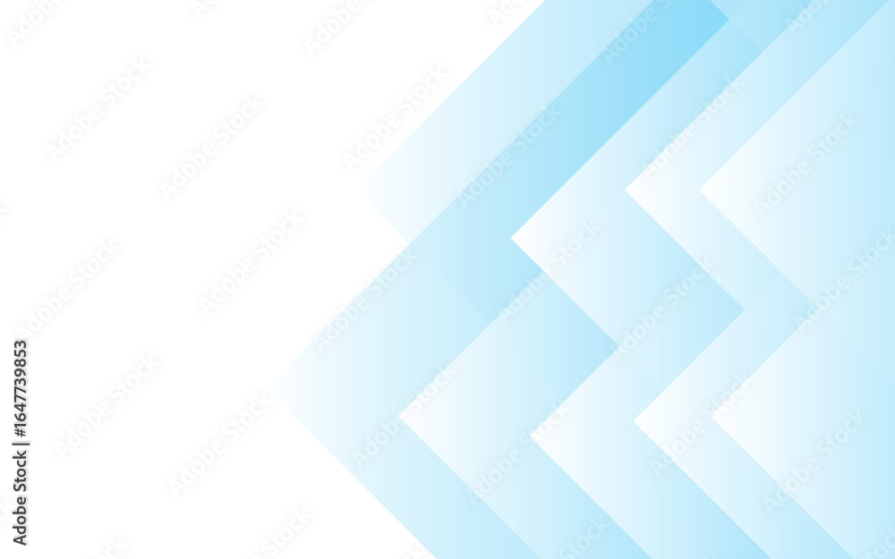 Poster abstract minimalist geometric background with overlapping translucent blue diamond shapes. soft grad