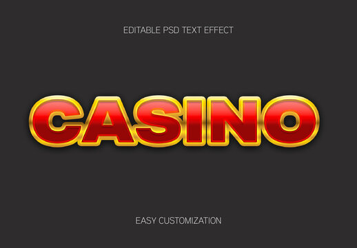 Casino Text Effect
