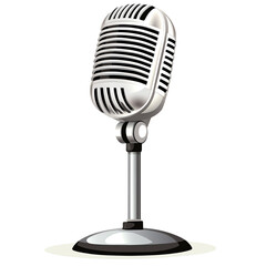 Vintage Microphone Icon