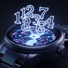 Fototapeta premium Liquid Hologram Watch