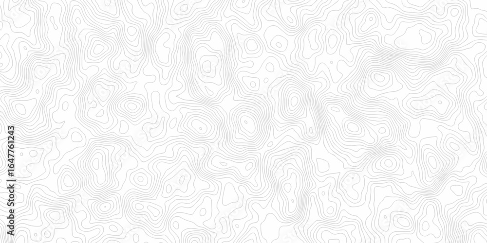 Poster abstract vector lines topographic contour lines grid map seamless pattern. geographic mountain relie