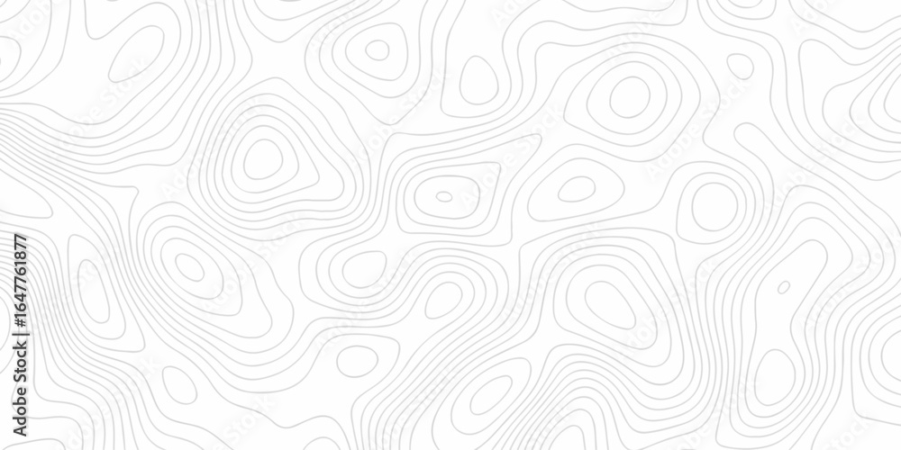 Poster abstract vector lines topographic contour lines grid map seamless pattern. geographic mountain relie