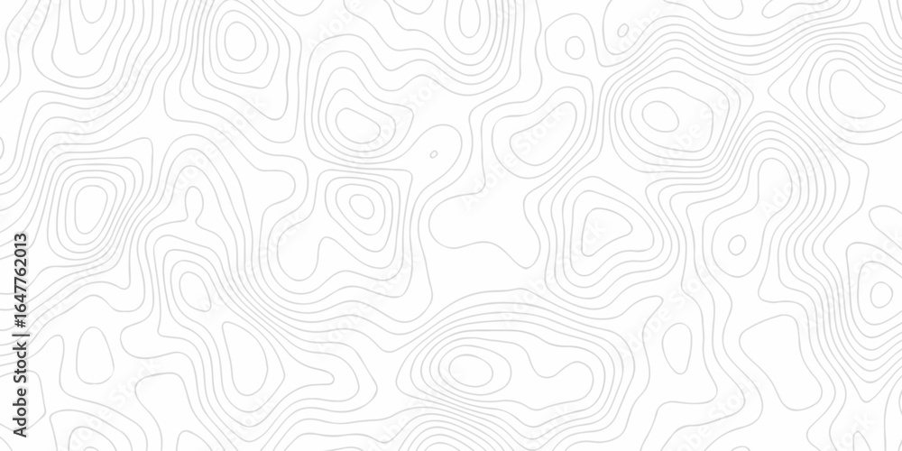 Poster abstract vector lines topographic contour lines grid map seamless pattern. geographic mountain relie