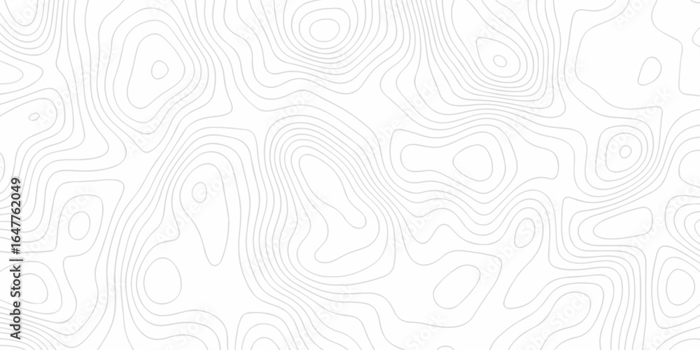 Poster abstract vector lines topographic contour lines grid map seamless pattern. geographic mountain relie