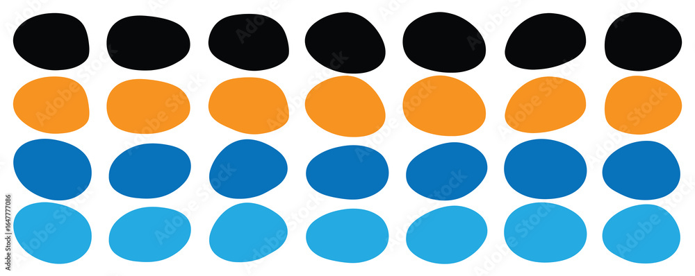 Poster shapes icon,collection geometric shapes. trendy set with shapes different style.dynamic shapes colle