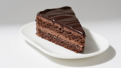 chocolate cake on a plate