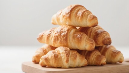 croissant on a white background