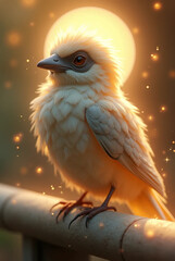 Fototapeta premium bird on a branch