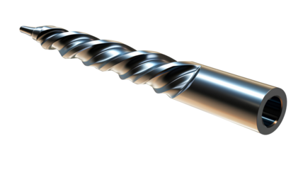 drill bit on transparent background