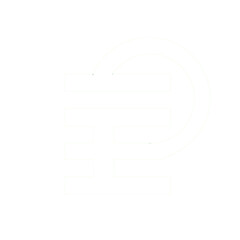 Minimal Outline P Letter Icon Logo