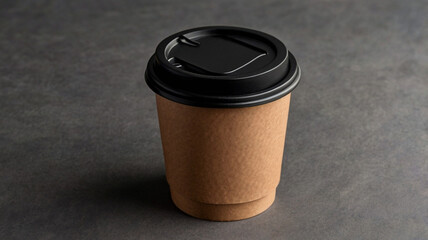  Coffee Cup with Black Lid