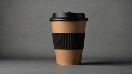  Coffee Cup with Black Lid